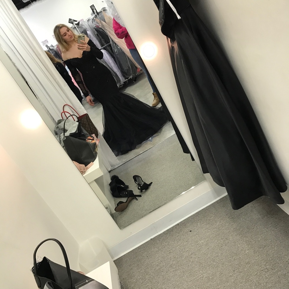 Black Sparkly Mermaid Prom/Evening Dress
